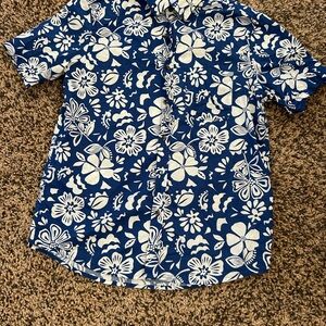 Old Navy flowered button down shirt.